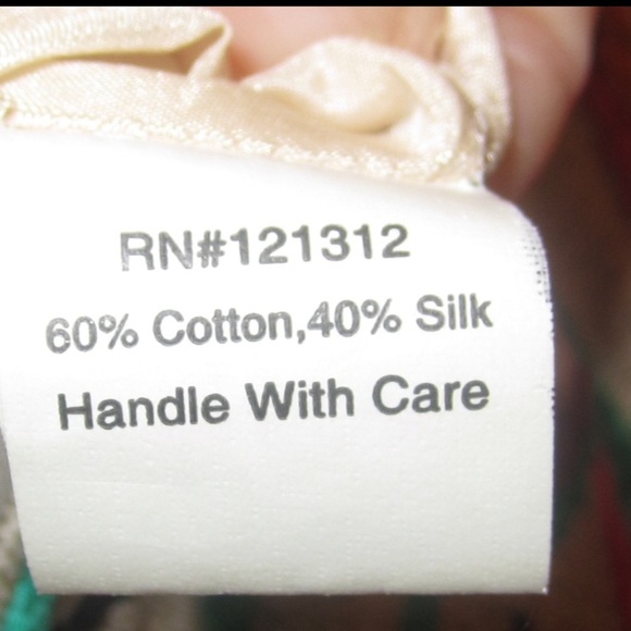 Gryphon Cotton/Silk Embroidered mini skirt with zipper Size S - Picture 4 of 4